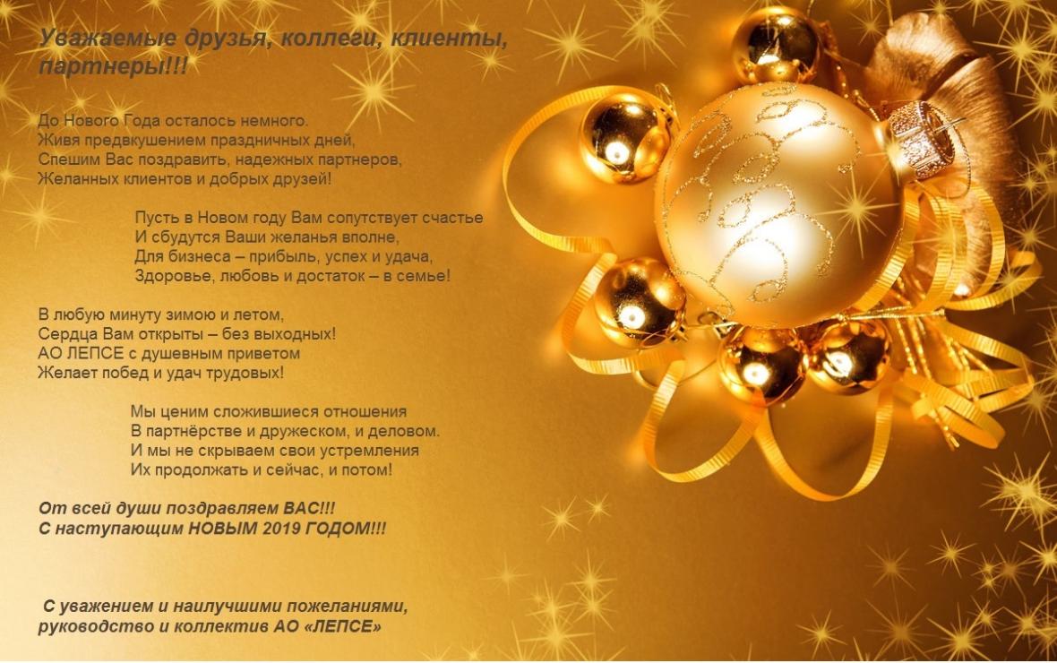 С Новым 2019 годом!